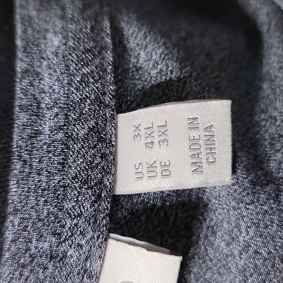 Logo by Lori Goldstein Gray Long Sleeve Tunic with Ruffle Hem Women's Size 3X - Picture 5 of 10